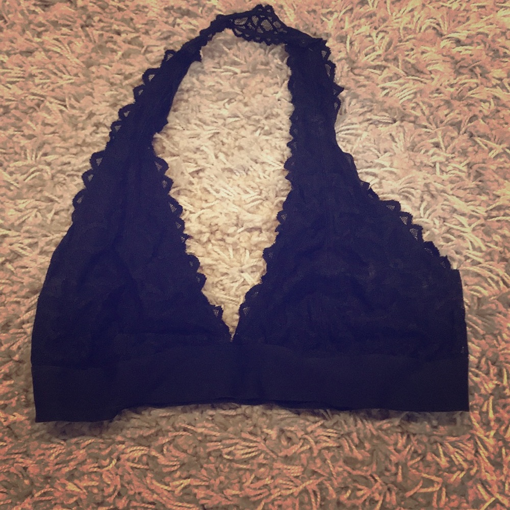 Vs pink halter bralette